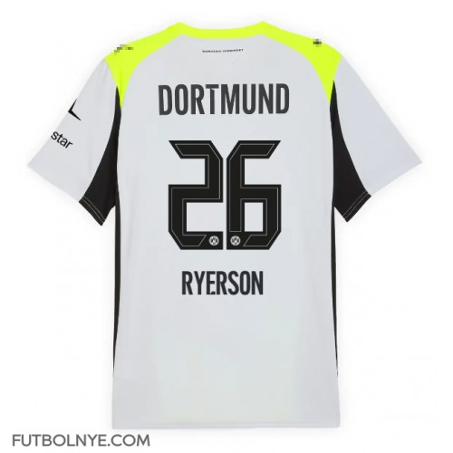 Camiseta Borussia Dortmund Julian Ryerson #26 Visitante Equipación 2025-26 manga corta